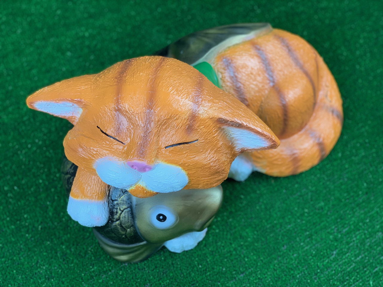 Садова фігура "Кіт з рибкою" Н-см