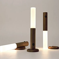 Универсальная LED лампа ночник для дома, Декоративные настенные светильники с датчиком движения современные