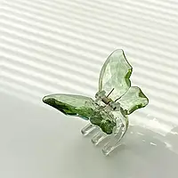 Заколка краб для волос Бабочка градиент Podarkus green ВК024-G