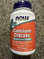 Кальцій цитрат Now Foods Calcium Citrate 100 tab