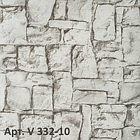 Рулонные Обои на стену Сланец Камень Кирпич Серые 332-10 (53см х 10м)