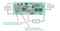 UPS Voltage Converter Module 12V Плата для збирання мініатюрного джерела безперебійного живлення для роутера