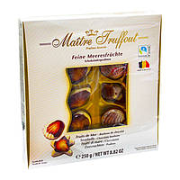 Цукерки шоколадні праліне Морські мушлі Maitre Truffout 250 г