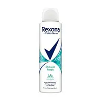 Rexona дезодорант антиперспирант спрей Shower Fresh Anti-Perspirant 48H Свежесть душа, женский, 150 мл