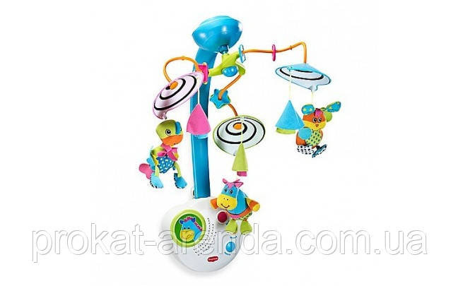 Мобіль на дитяче ліжечко Tiny Love "Веселі звірята" з нічником