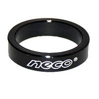 Проставочное кольцо 1-1/8" 5мм NECO черн. 10 шт