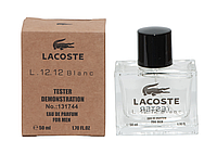 Тестер DUBAI мужской Lacoste eau de lacoste L.12.12 Blanc, 50 мл.