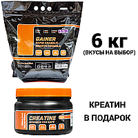 Гейнер 73% углеводов 6 кг + Креатин в Подарок Bioline Nutrition