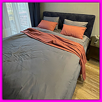 Комплекты постельного белья из люкс-сатина, темное постельное белье лучшего качества комфорт для дома