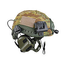 Баллистический шлем с кавером и крепежами VIN FAST NATO Premium L 3А Мультикам UL, код: 8022734