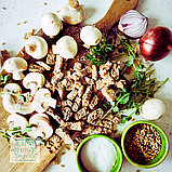 Сухарики з пророщеної пшениці з грибами, 50 г, фото 2