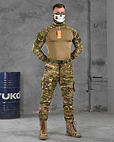 Летний костюм тактический мужской Мультикам штурмовой костюм для мужчин туристическая одежда
