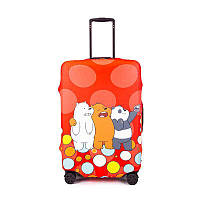 Чехол для чемодана Turister модель Bears Friends L Разноцветный (BF_071L) PK, код: 6656186