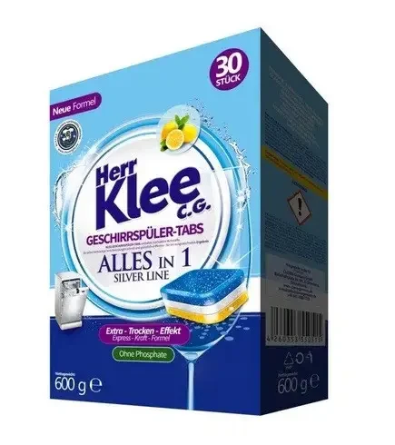 Таблетки для посудомийних машин Herr Klee Geschirrspuler-Tabs Lemon 30 шт.