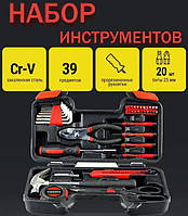 Набор инструментов 39 Предметов Комплект для мастера Набор ручного инструмента sp