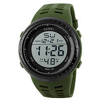 Часы наручные мужские Skmei 1167AG Army Green водостойкие тактические sp