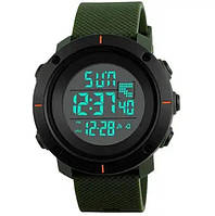 Часы наручные мужские Skmei 1213AG Army Green Big Size часы ударопрочные тактические sp