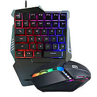 Игровая клавиатура с подсветкой + мышка 198I G506 (7772) sp