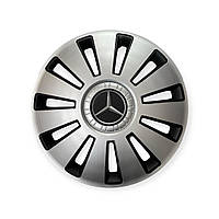 Ковпаки на колеса авто Mercedes Twin R16 декоративні для колісних дисків, універсальні бюджетні міцні