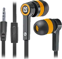 Проводные наушники с микрофоном Defender Pulse 420 Black-Orange