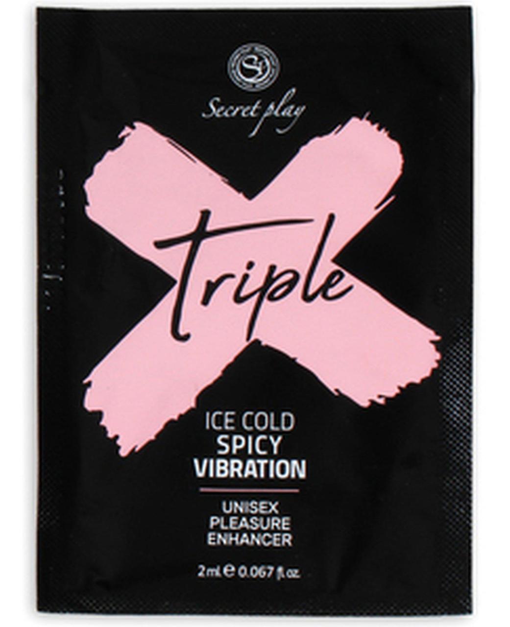 Жидкий вибратор - Secret Play Triple X 3 in 1 Unisex Pleasure Enhancer Gel, 2 мл, фото 1