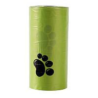 Пакеты для уборки за животными Taotaopets 051108 15 шт Green sp