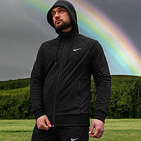 Спортивный костюм мужской черный Nike демисезонный прогулочный домашний весна осень лето XL