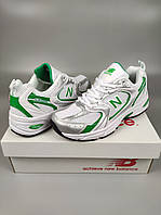 Кроссовки Нью Баланс женские подростковые New Balance 530 White Silver Green