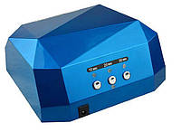 Лампа для манікюру багатогранник із СЕНСОРОМ LED+CCFL гібрид 36 Вт Синя sp
