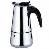 Кофеварка гейзерная 300 мл на 6 чашек Espresso A-Plus 2088 нержавейка sp