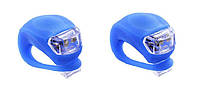Велосипедный фонарь (веломигалка) HJ008-2 Синий sp