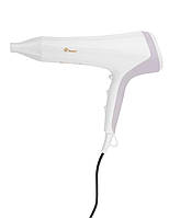 Фен для сушки и укладки волос от сети 220V DOMOTEC MS-0818 (3600Вт) Белый sp