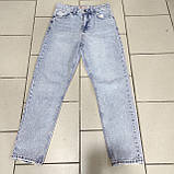 Джинси жіночі МОМ світлі котон 29 блакитні, фото 3