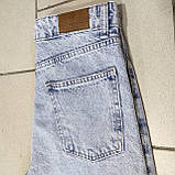 Джинси жіночі МОМ світлі котон 29 блакитні, фото 9