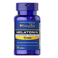 Натуральна добавка Puritan's Pride Melatonin 1 mg, 90 таблеток