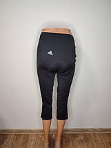 Велотреки жіночі Adidas (М) велосипедні капрі, фото 3