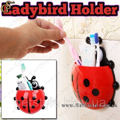 Тримач зубних щіток і пасти — "Ladybird Holder"