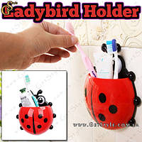 Держатель зубных щеток и пасты - "Ladybird Holder"
