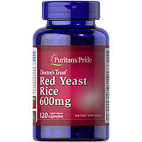 Натуральная добавка Puritan's Pride Red Yeast Rice 600 mg, 120 капсул CN13029 PS