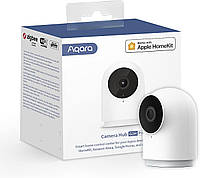 Камера видеонаблюдения Aqara для помещений G2H Pro, внутренняя камера с защищенным видео HomeKit HD 1080p, ноч