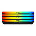 Пам'ять для настільних комп'ютерів Kingston Fury 128 GB (4x32GB) DDR4 3600 MHz Beast RGB Black (KF436C18BB2AK4/128), фото 2