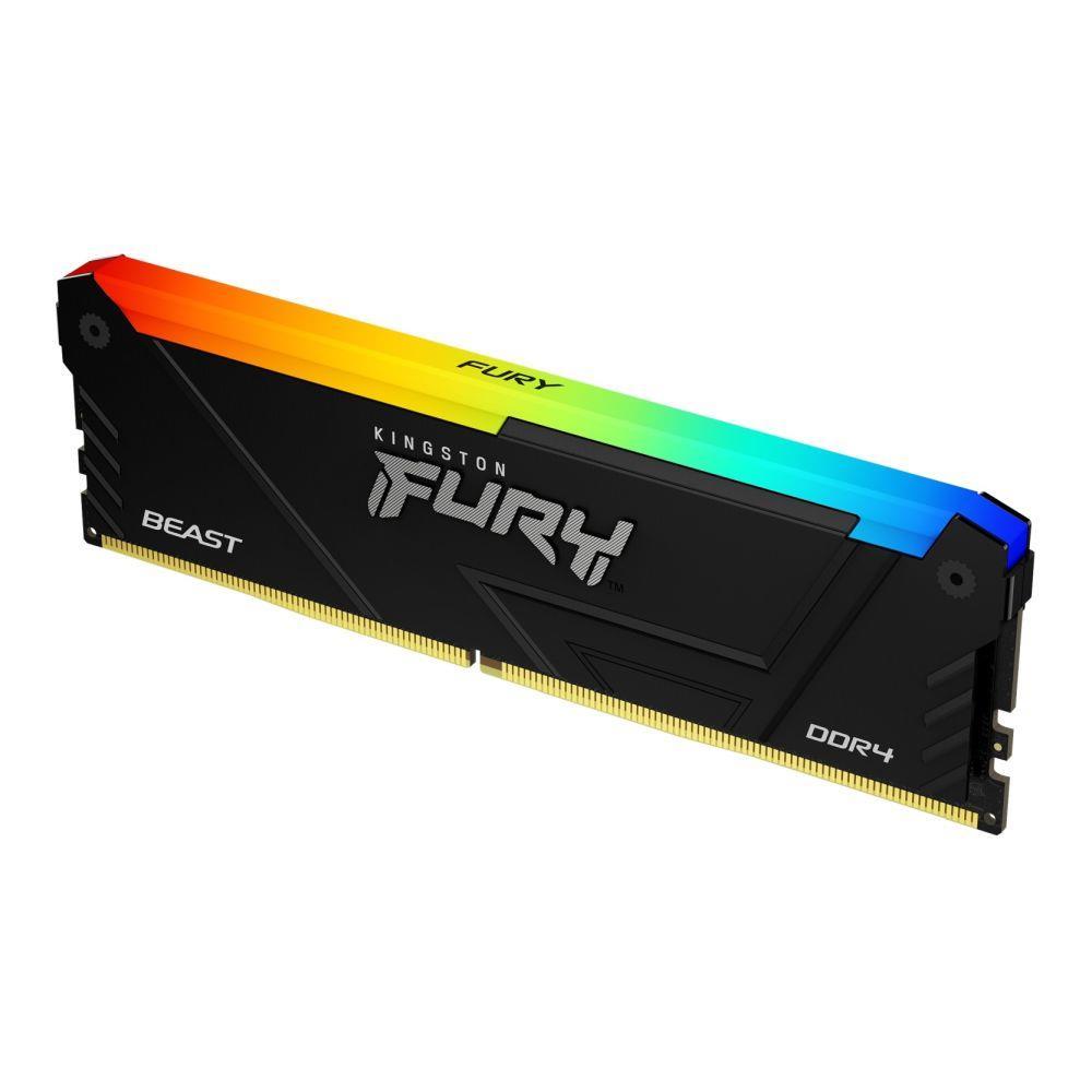 Пам'ять для настільних комп'ютерів Kingston Fury 32 GB DDR4 3200 MHz Beast RGB (KF432C16BB2A/32), фото 1