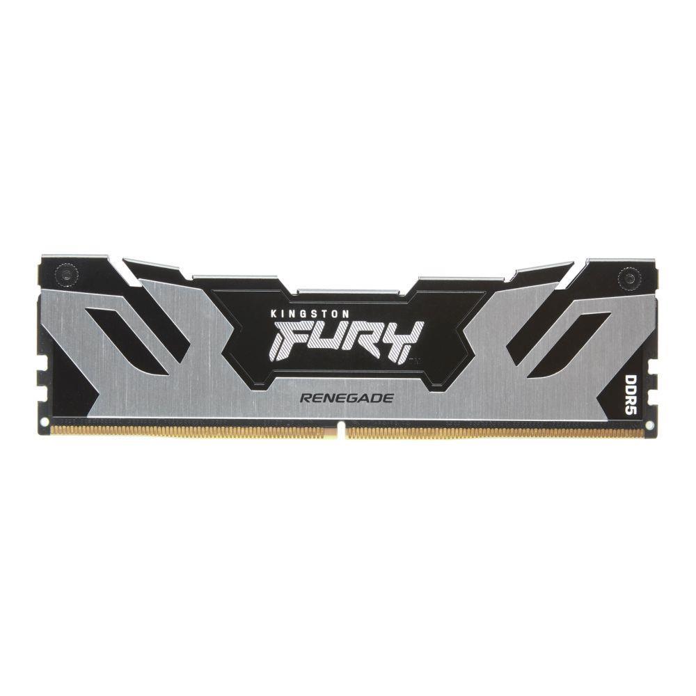 Пам'ять для настільних комп'ютерів Kingston Fury 96 GB (2x48GB) DDR5 6000 MHz Renegade Silver (KF560C32RSK2-96), фото 1