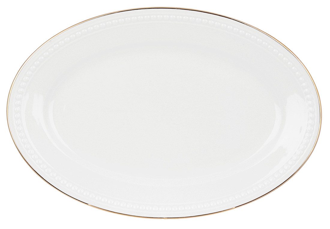 Набір 4 шт. блюдо порцелянове овальне Valencia, 30.5*20.5*3 см, фото 1