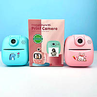 Детская фотокамера A19 с функцией печати розовый