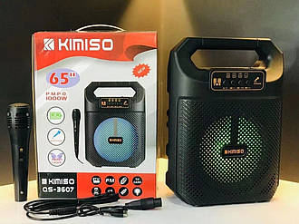 Активна колонка для підлоги KIMISO QS-3607 з мікрофоном LS-QS3607