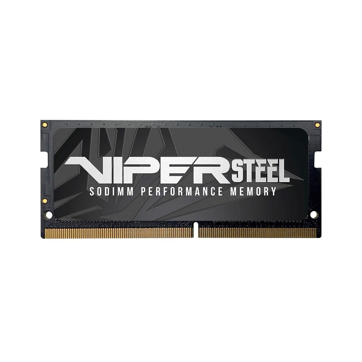 Пам'ять для ноутбуків Patriot 16 GB SO-DIMM DDR4 2666 MHz Viper Steel (PVS416G266C8S), фото 1
