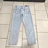 Джинси жіночі МОМ світлі котон 29 блакитні, фото 10