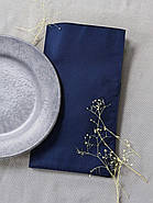 Куверт чохол для столових приборів К1 Саржа Темно-синій, фото 2