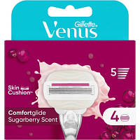 Сменные кассеты Gillette Venus Comfortglide Sugarberry Plus Olay 4 шт. 8700216122849 n